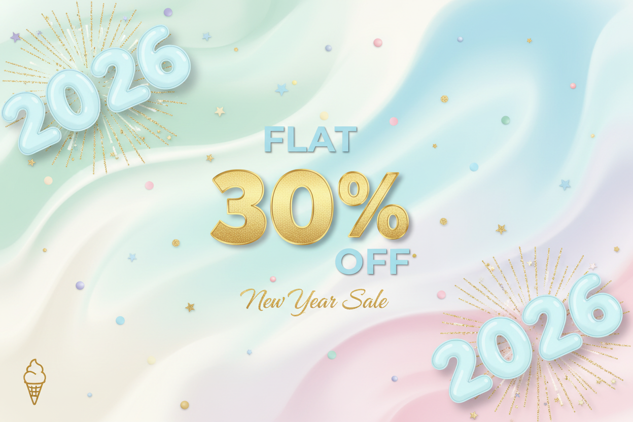 New Year 30% Off Sale Banner - FREEZEIT Theme